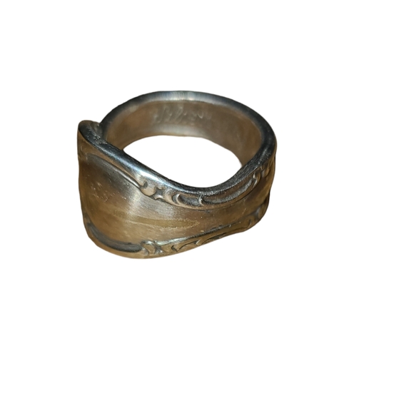 3/$30 Handmade Vintage Ornate Spoon Ring L4 - Picture 3 of 4